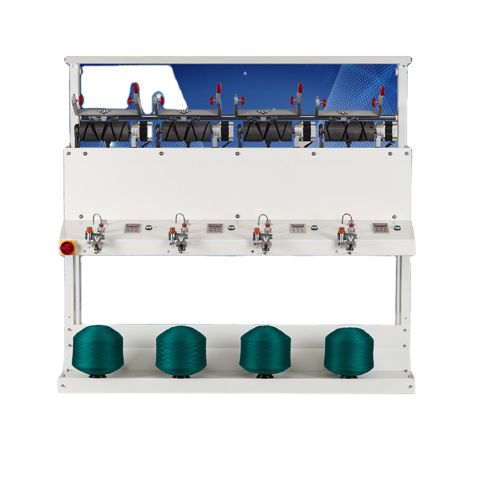 Home Textiles Manufacturer - Máquina bobinadora de 4 husillos para