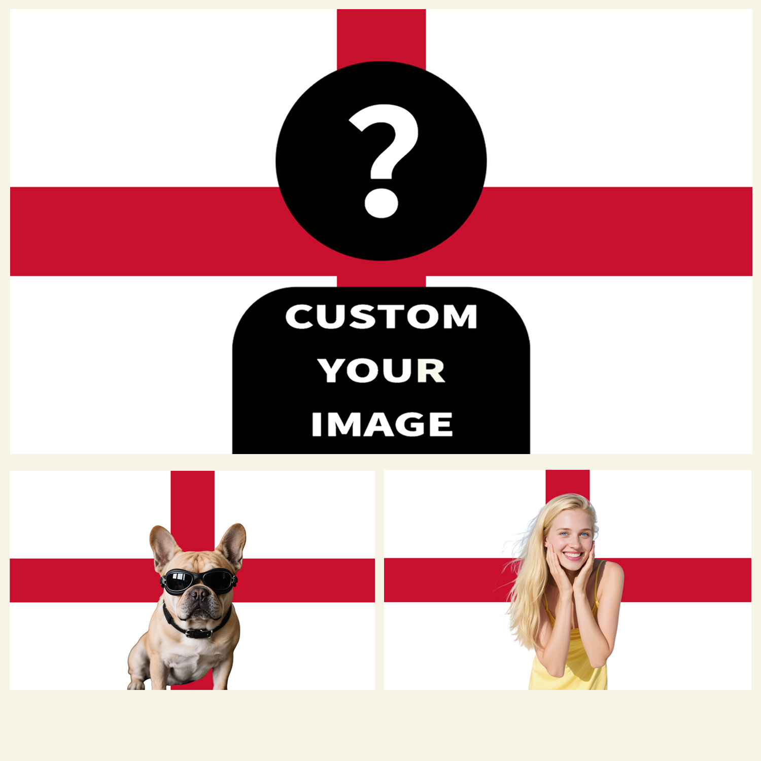 Home Textiles Usa - Tapiz plano 2D personalizado de Inglaterra,