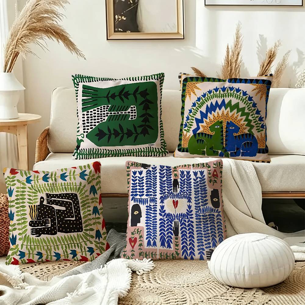 Home Textiles Egypt - Funda de cojín con diseño de