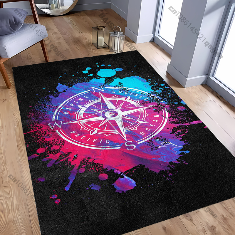 Luxury Home Textiles Usa - Alfombra con diseño de brújula para