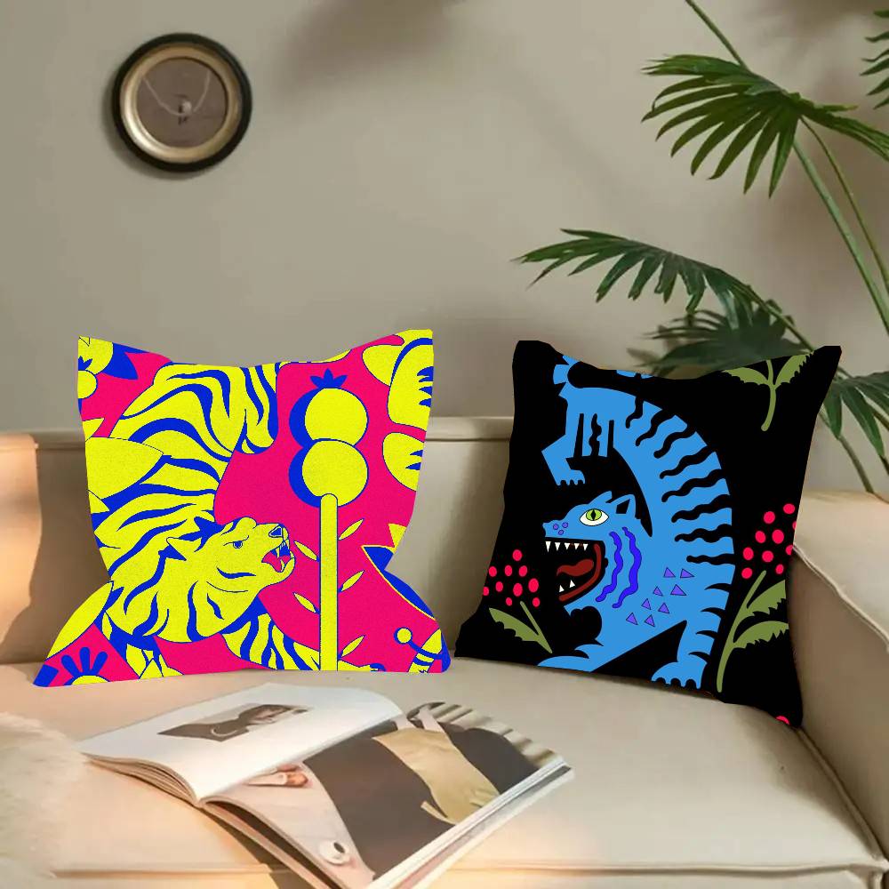 Home Textiles Egypt - Funda de Almohada Cuadrada de Moda