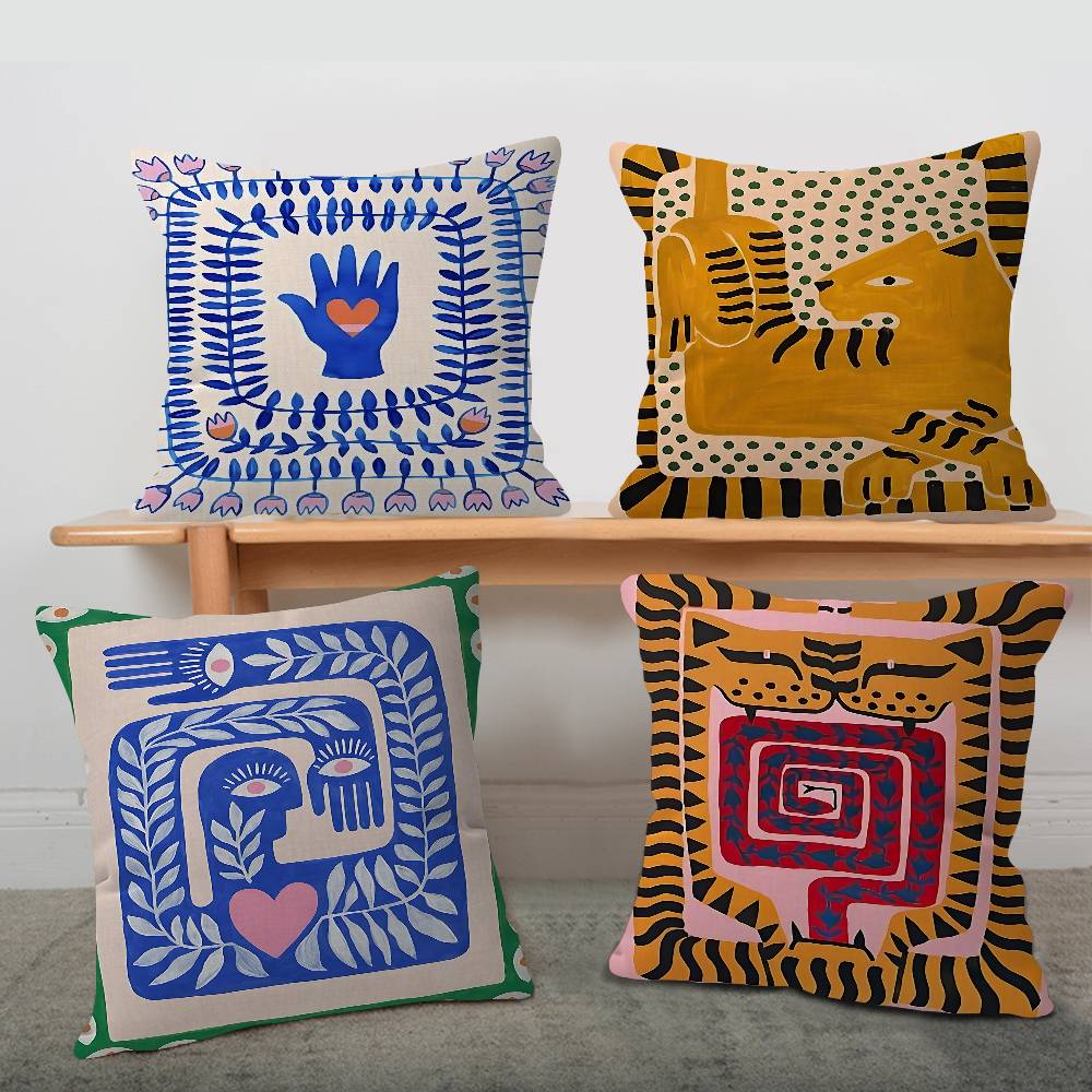 Home Textiles Egypt - Funda de Cojín con Diseño de