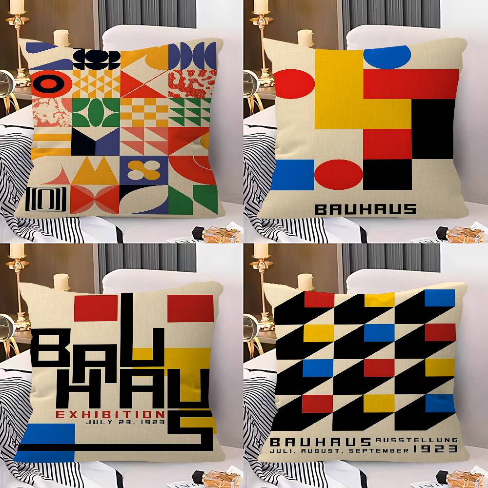 Home Textiles Exhibition - Funda de cojín abstracta con diseño