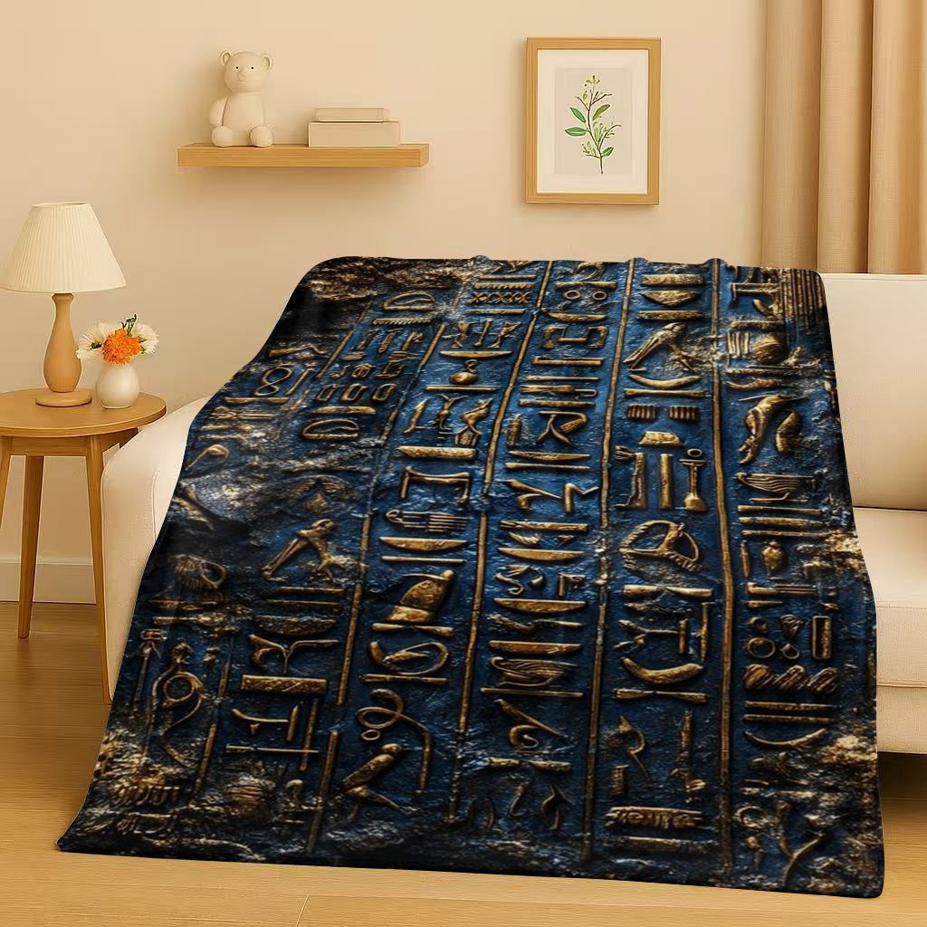 Home Textiles Egypt - Manta de franela 3D del Antiguo