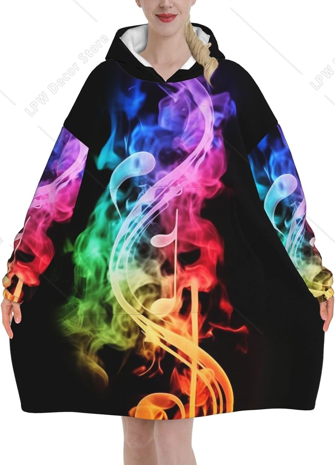 Home Textiles Notes - Sudaderas con capucha con estampado de