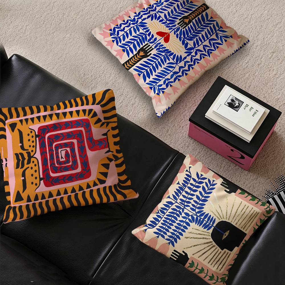 Funda de cojín con estampado d - Home Textiles Egypt reseña y precio