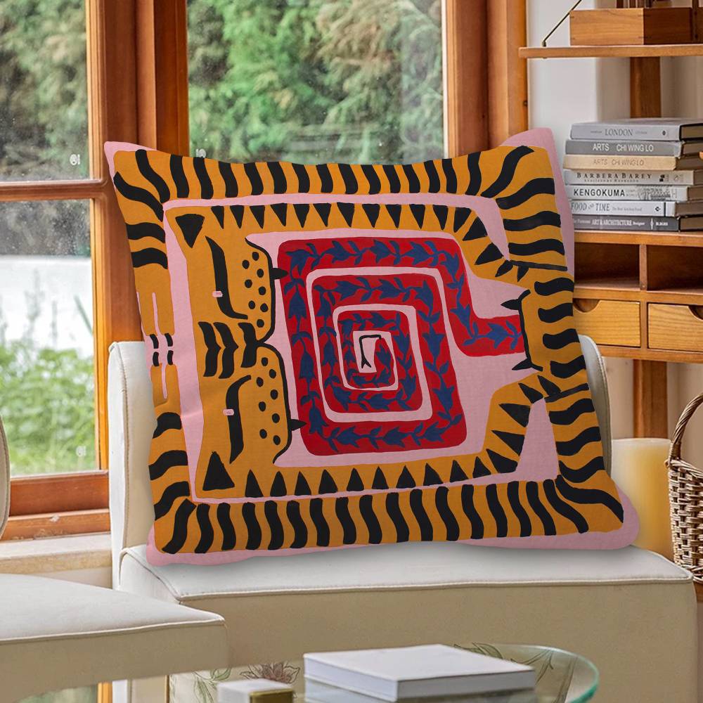 Funda de cojín con estampado d - Home Textiles Egypt reseña y precio