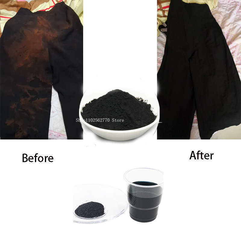 50g tela negra tinte ropa reac - Home Textiles Store reseña y precio