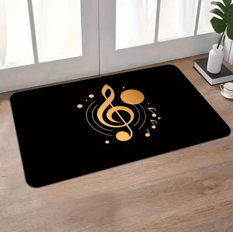 Alfombra de Lujo con Notas Mus - Home Textiles Notes reseña y precio