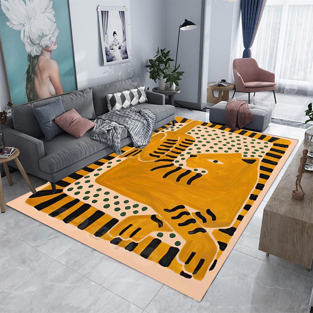 Alfombra decorativa abstracta  - Home Textiles Egypt reseña y precio