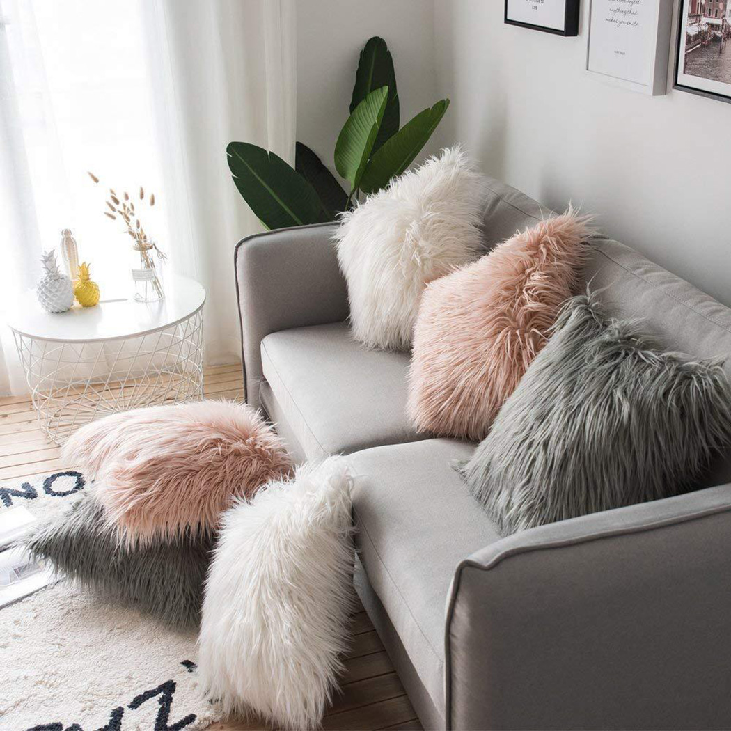 Funda de almohada de felpa par - Luxury Home Textiles Usa reseña y precio