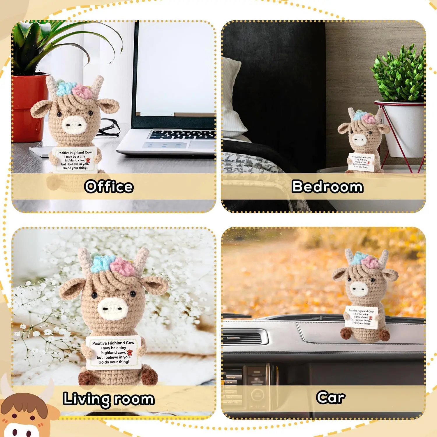 Muñeco de vaca emocional de ga - Home And Textiles Today reseña y precio