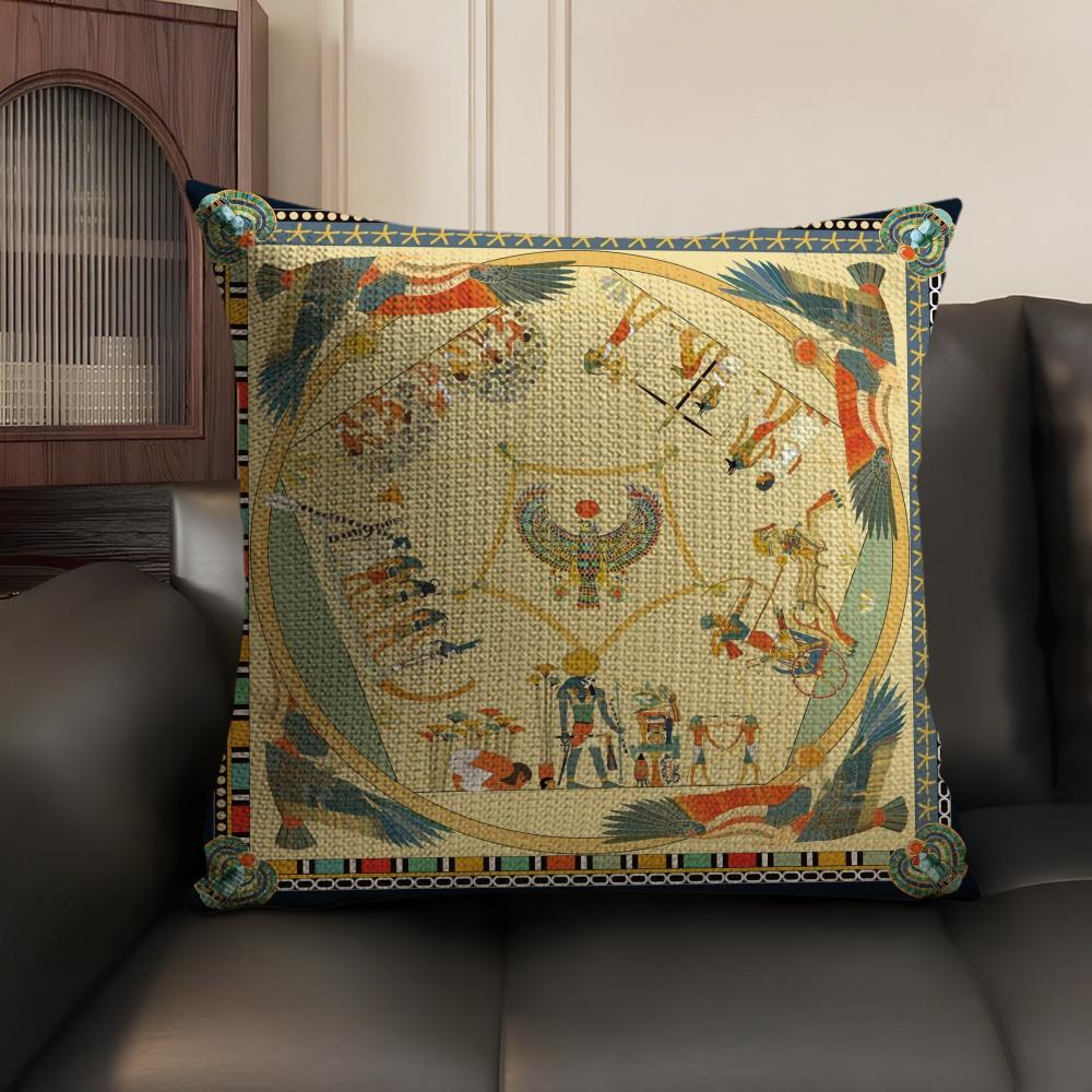 Funda de almohada con patrón d - Home Textiles Egypt reseña y precio