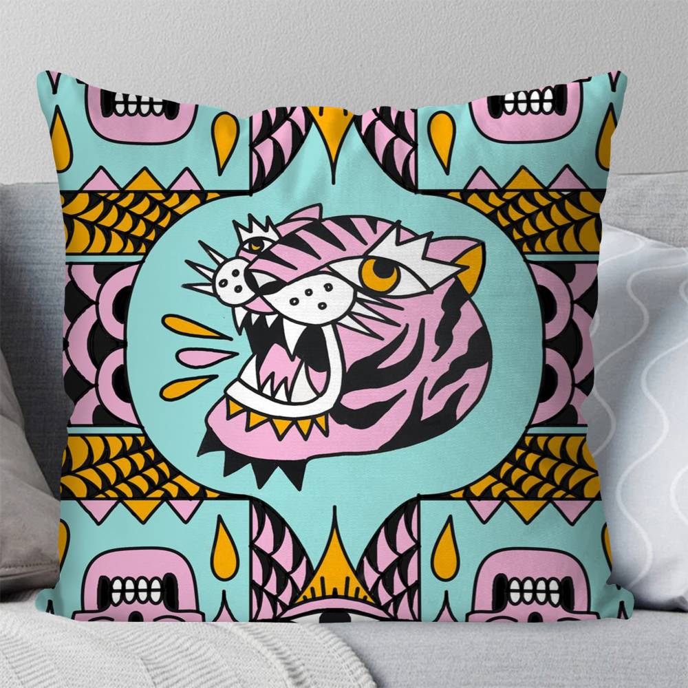 Funda de almohada cuadrada con - Home Textiles Egypt reseña y precio