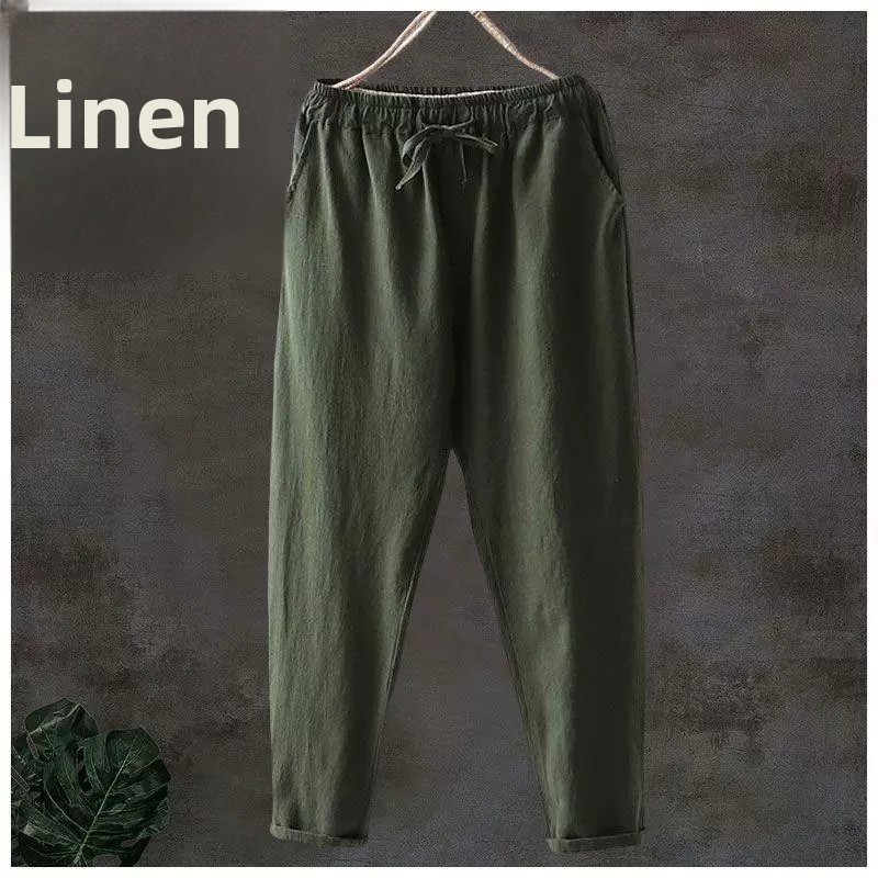 Pantalones de Lino Puro Transp - Home Textiles Store reseña y precio