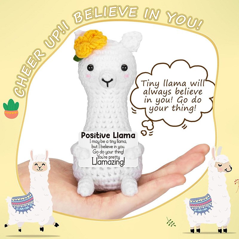 Llama de Ganchillo Hecha a Man - Home And Textiles Today reseña y precio