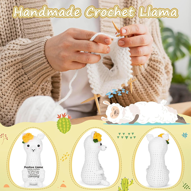 Llama de Ganchillo Hecha a Man - Home And Textiles Today reseña y precio