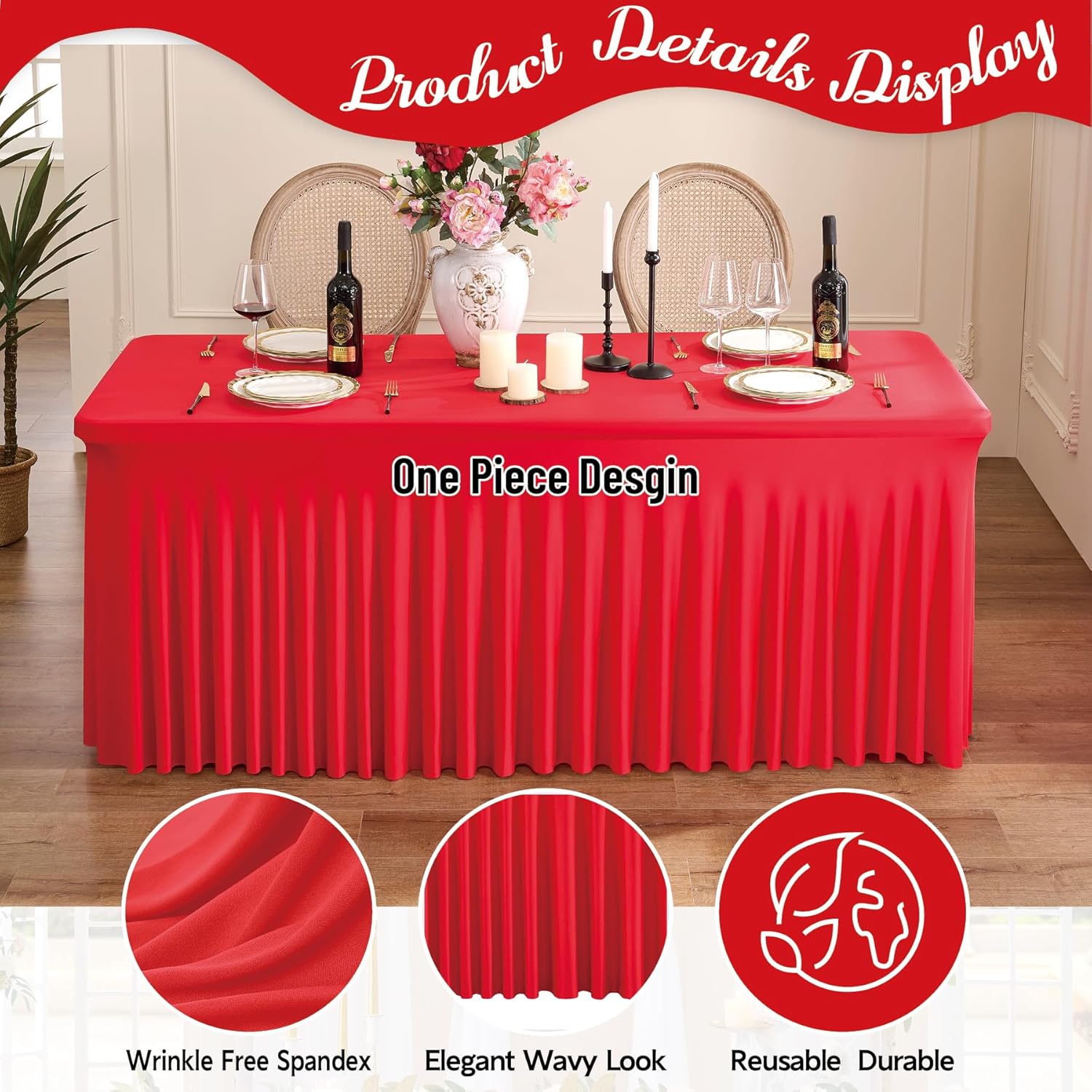 Falda de mesa, mantel para sal - Home Textiles Exhibition reseña y precio