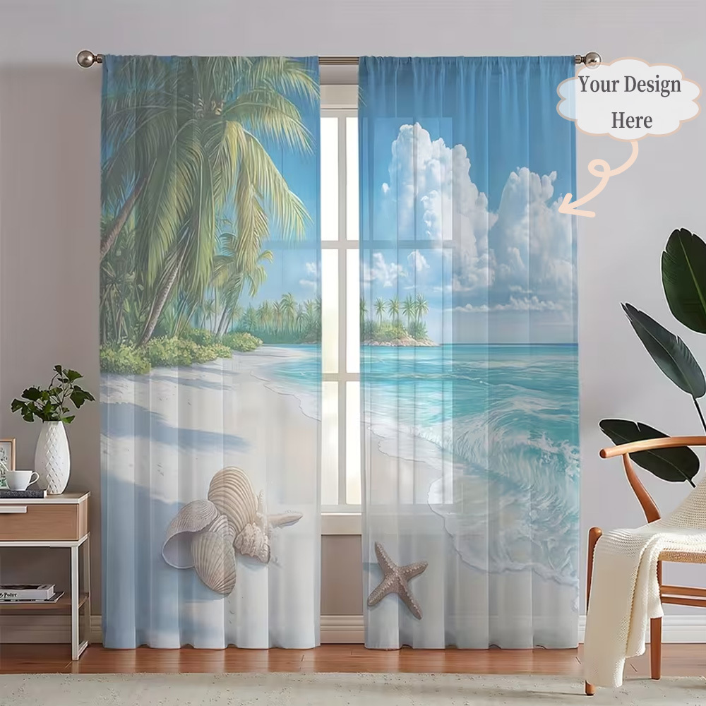 Cortinas Transparentes Planas  - Home Textiles Usa reseña y precio