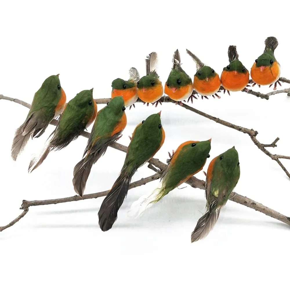 Adorno de pájaro Robin de plum - Home And Textiles Today reseña y precio
