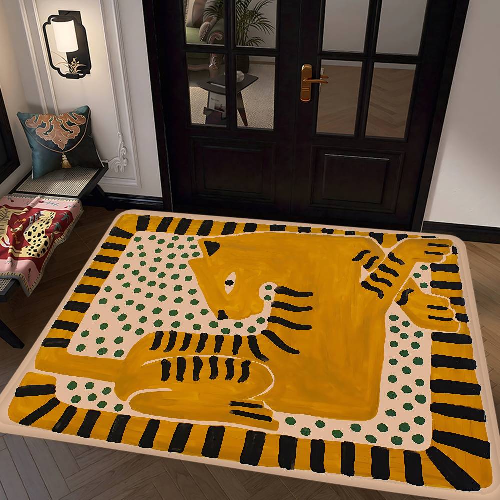 Alfombra antideslizante con di - Home Textiles Egypt reseña y precio