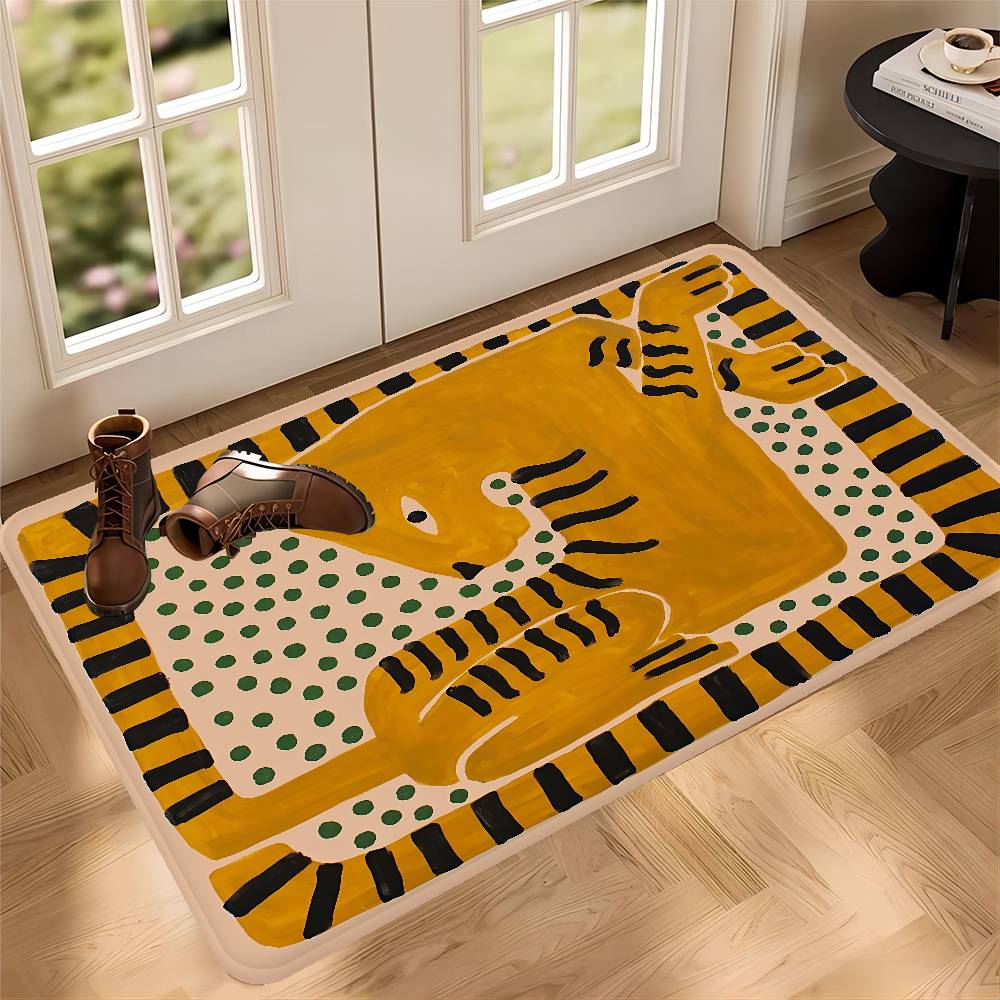 Alfombra antideslizante con di - Home Textiles Egypt reseña y precio