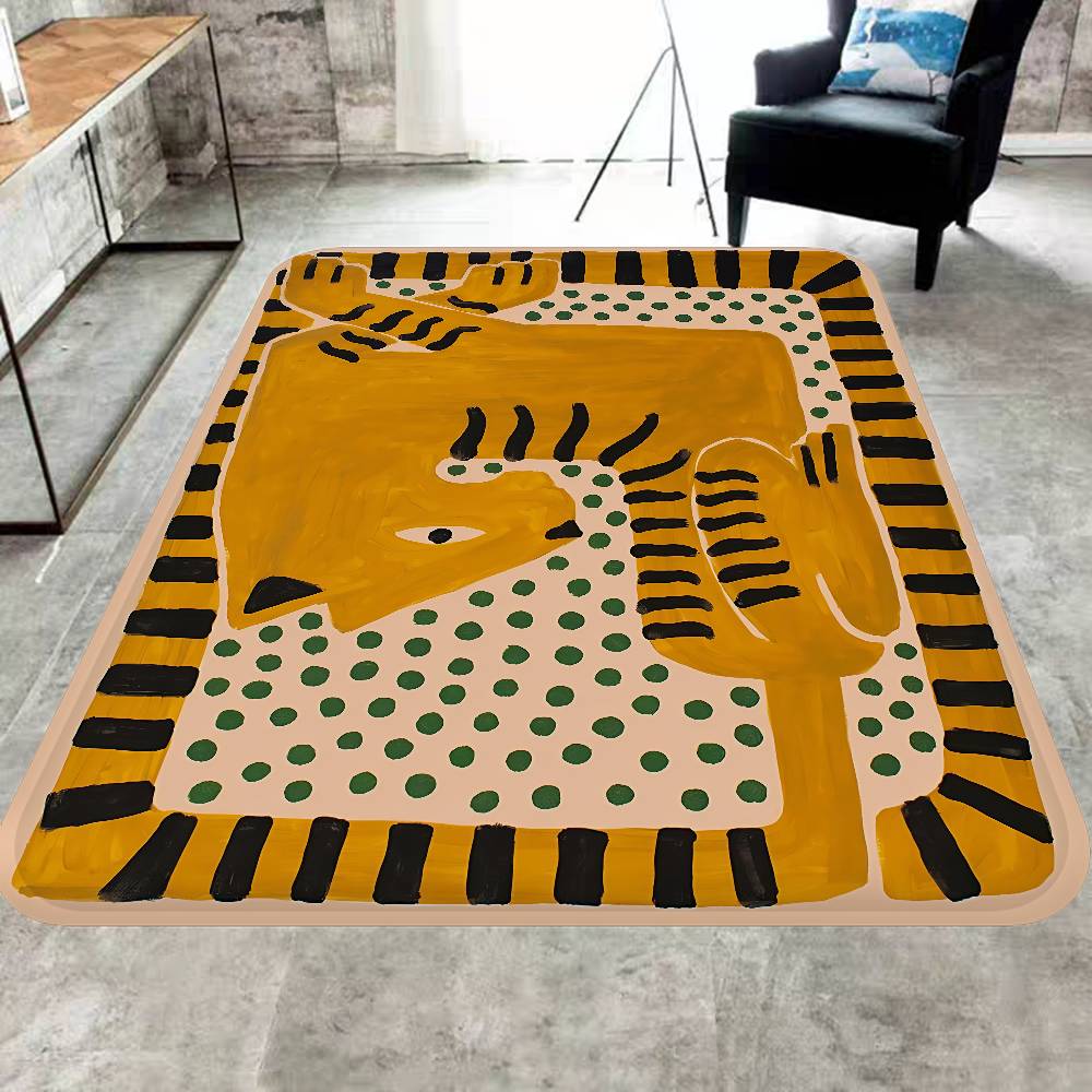 Alfombra antideslizante con di - Home Textiles Egypt reseña y precio