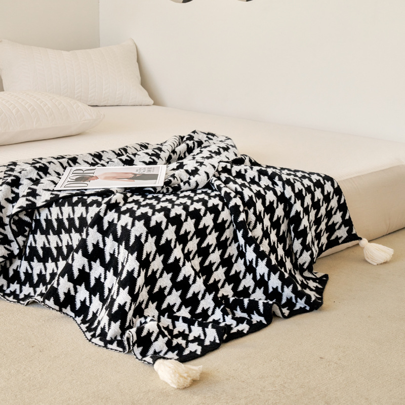 Manta Tejida Estampada Estilo  - Luxury Home Textiles Usa reseña y precio