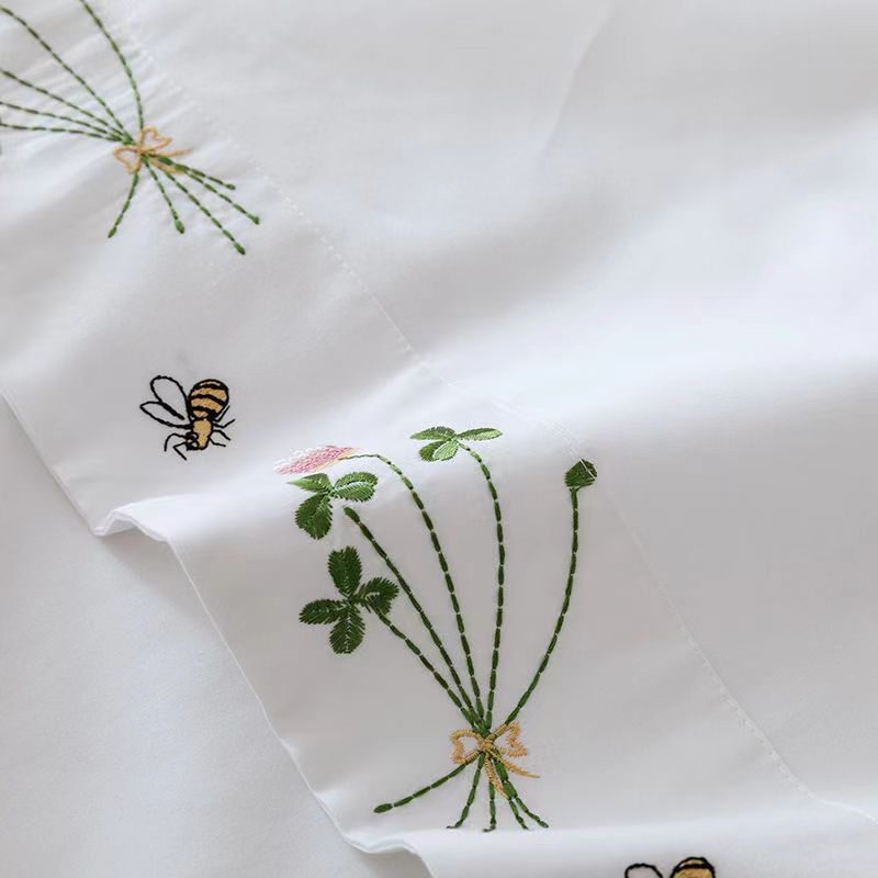 Sábana de cama blanca pura, sá - Luxury Home Textiles Usa reseña y precio