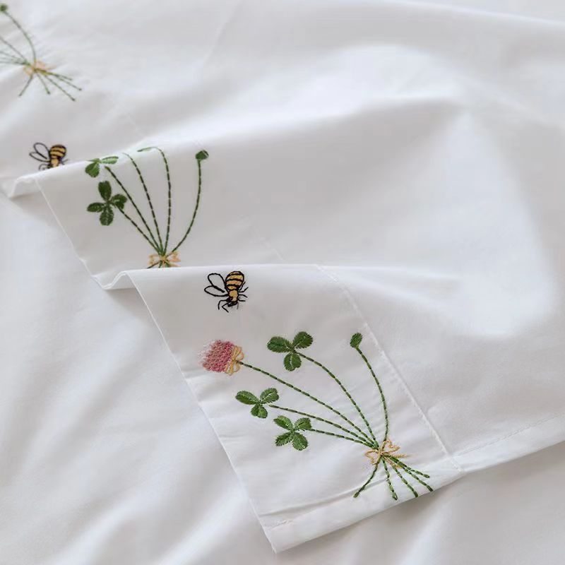 Sábana de cama blanca pura, sá - Luxury Home Textiles Usa reseña y precio