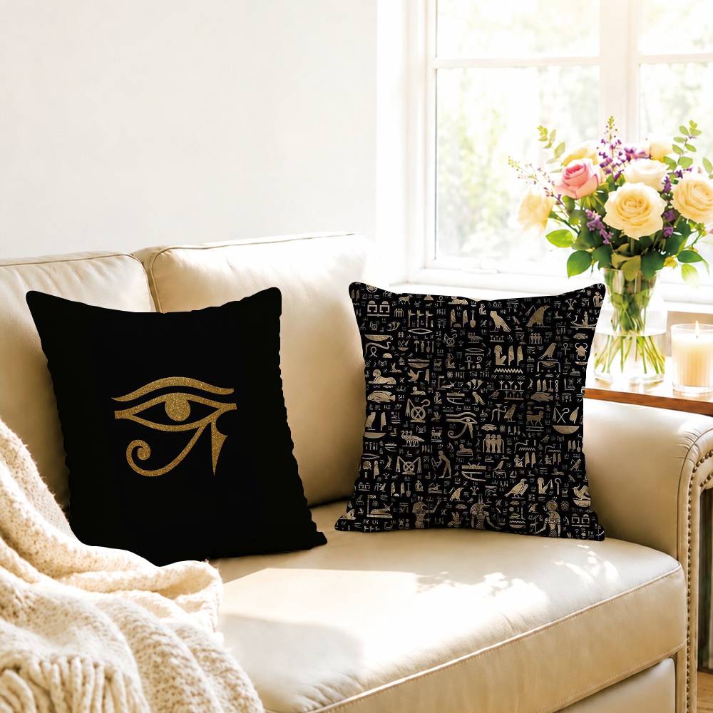 Funda de almohada con estampad - Home Textiles Egypt reseña y precio
