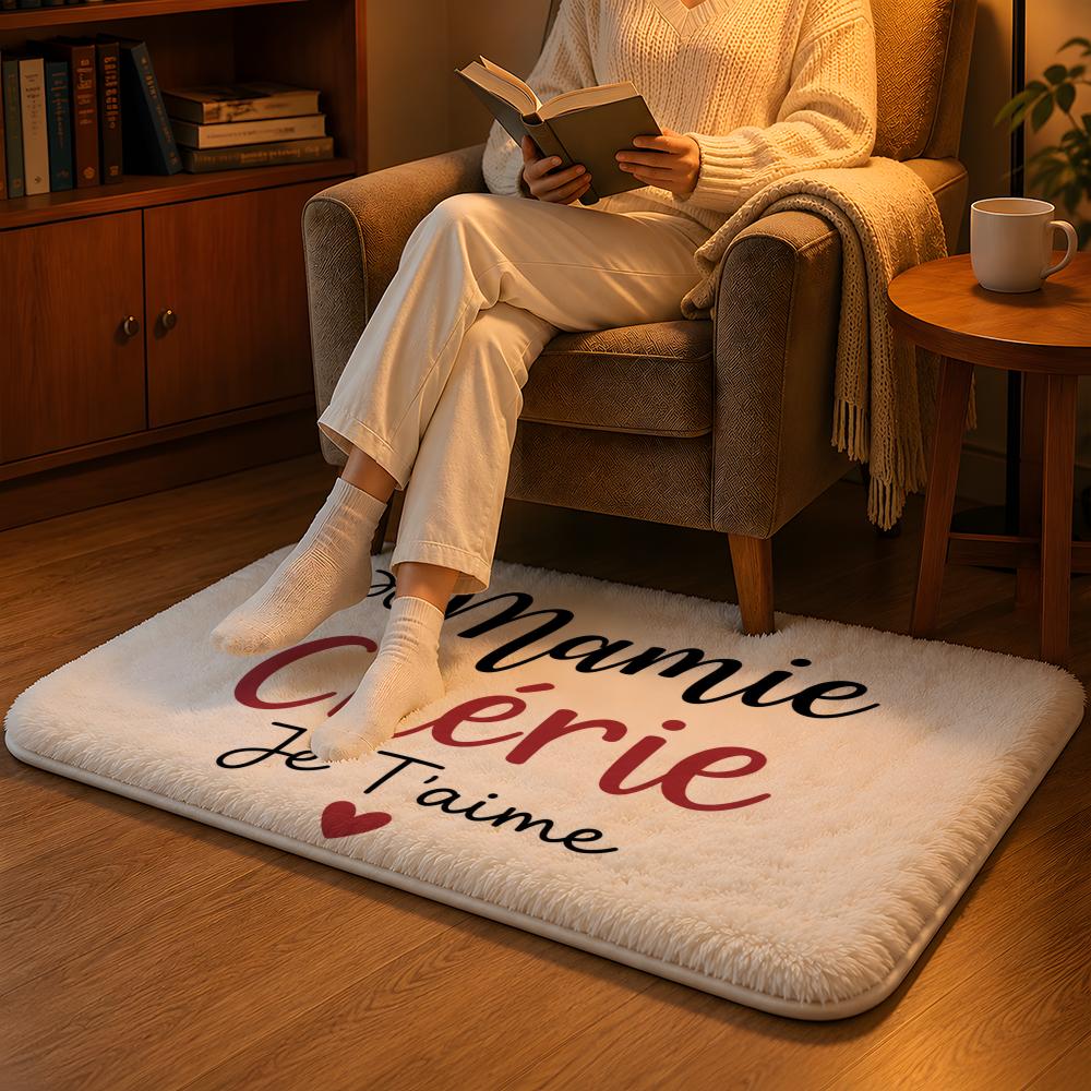 Mamie Love Notes Alfombra suav - Home Textiles Notes reseña y precio